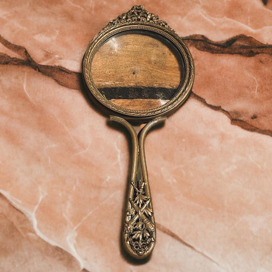 Antique worked magnifying glass