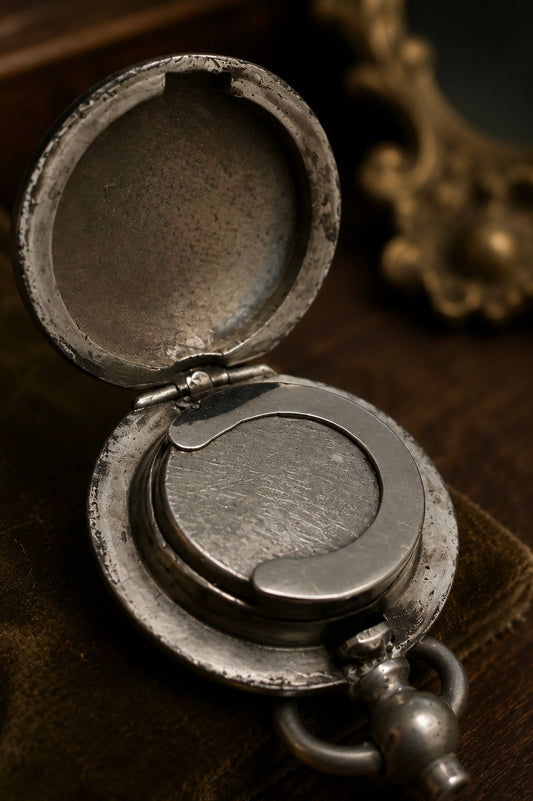 Porte - Louis d’Or porta monete da Châtelaine antico con monogramma