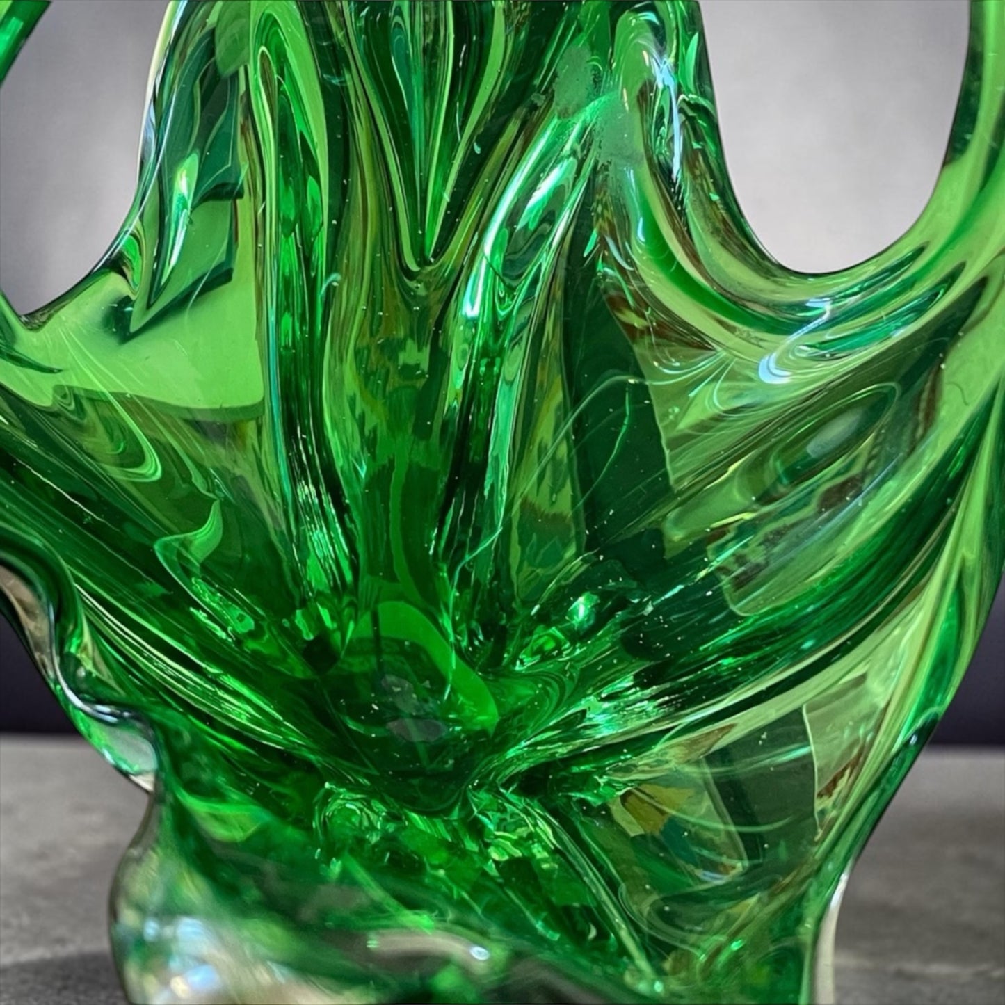 Vaso di profondità Murano Glass Italy, anni ‘50-‘60