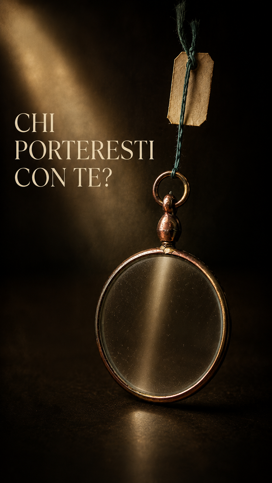 Antico pendente fine ‘800 porta fotografia “ad memoriam” gioiello