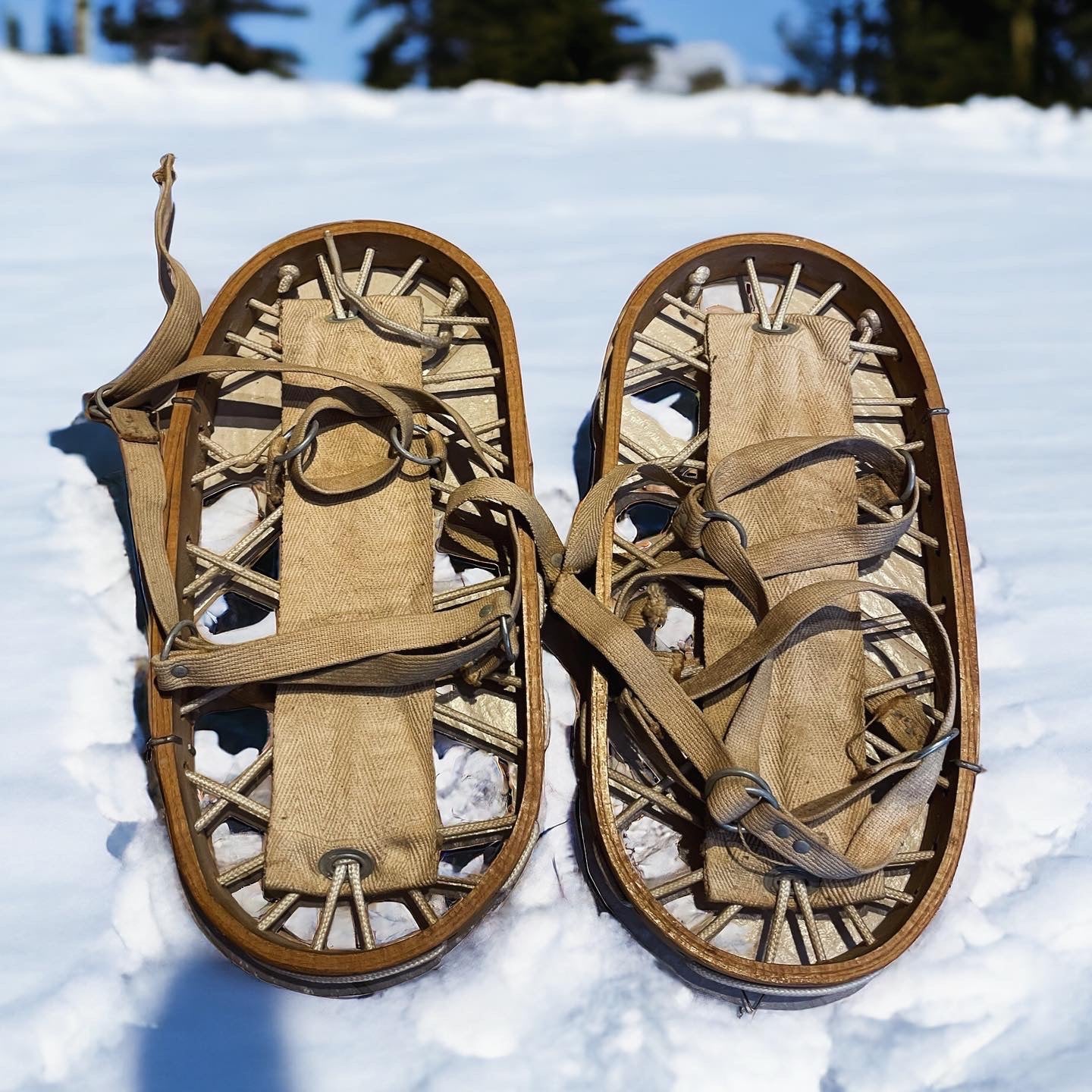 French snowshoes 50's