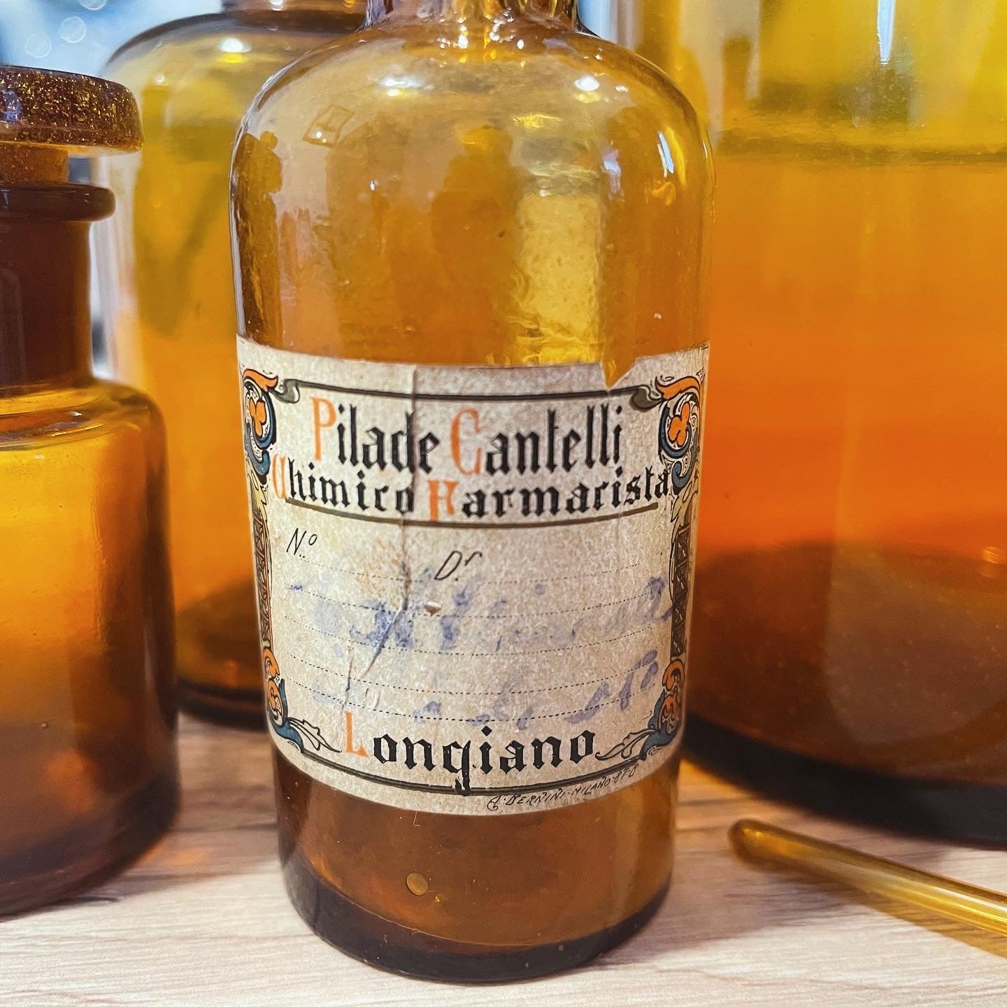 Antique Italian Pharmacy Bottles