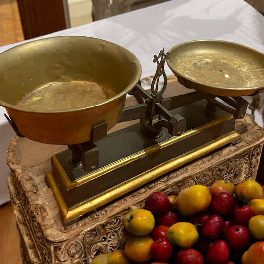 Grande antica bilancia da bottega fine ‘800 - primo ‘900