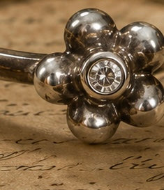 Anello argento 925 “Toi et moi” tradizione napoleonica