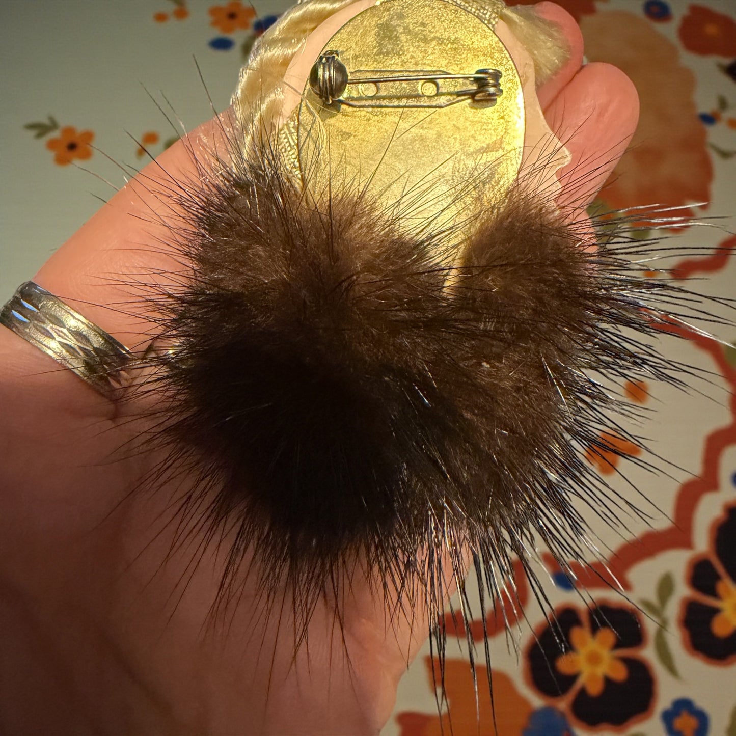 Head brooch spilla volto di donna americana anni ‘50 ca