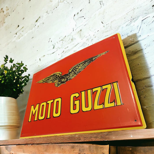 Guzzi motorcycle sign