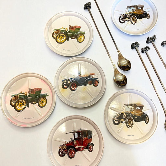 Set vintage anni ‘60 da cocktail auto d’epoca automobilia