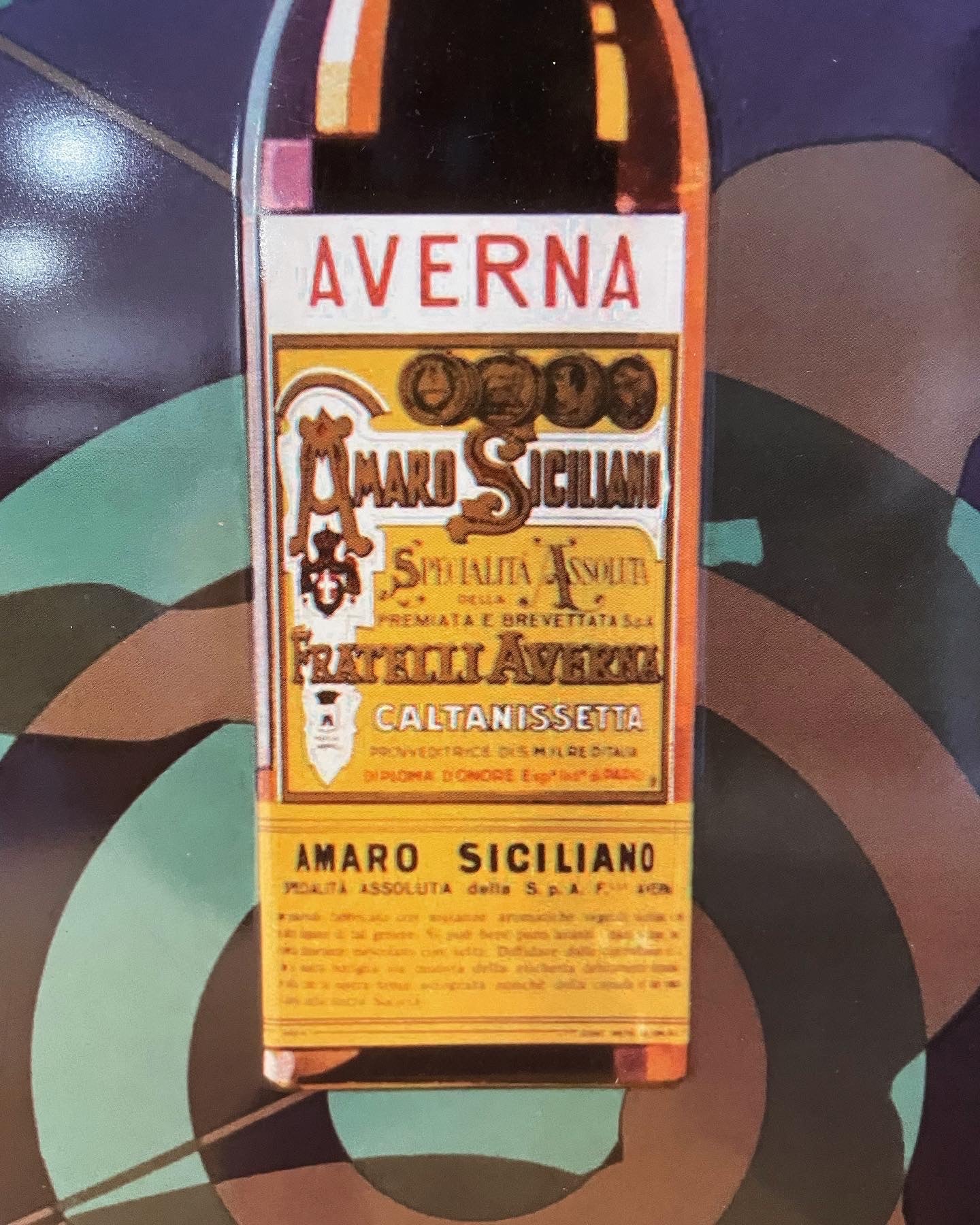 Amaro Averna sign from the 90s