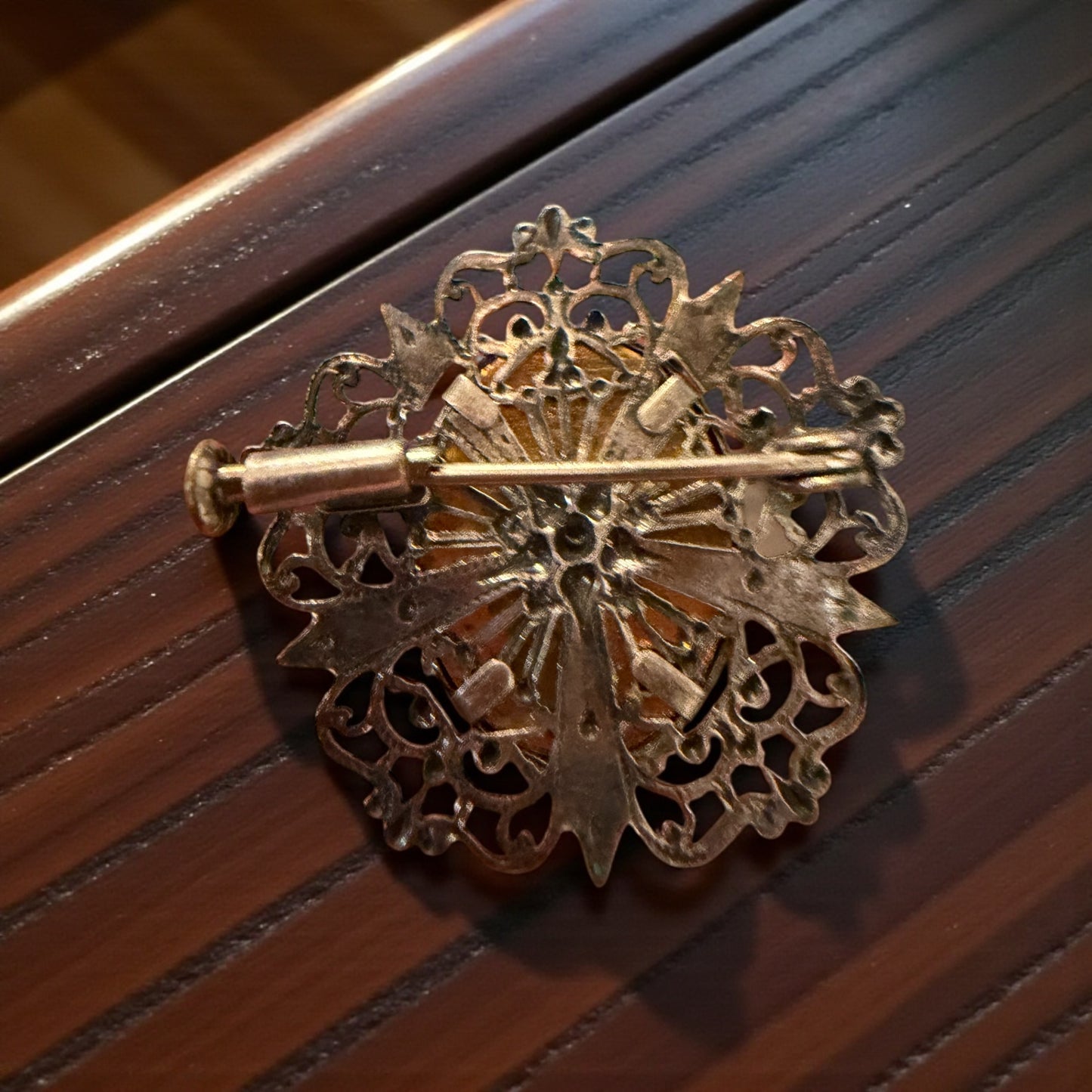 Spilla da collo broche du cou cammeo e filigrana d’argento, primi decenni ‘900