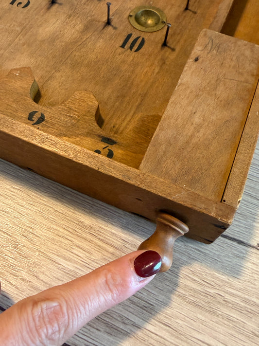 Gioco antico Bagatelle antenato del flipper, anni ‘30 - ‘40