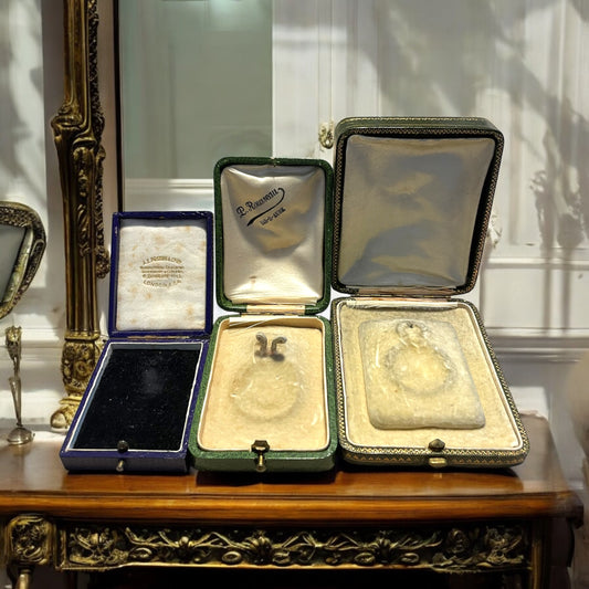 Set 3 scrigni per gioielli d’epoca primo ‘900