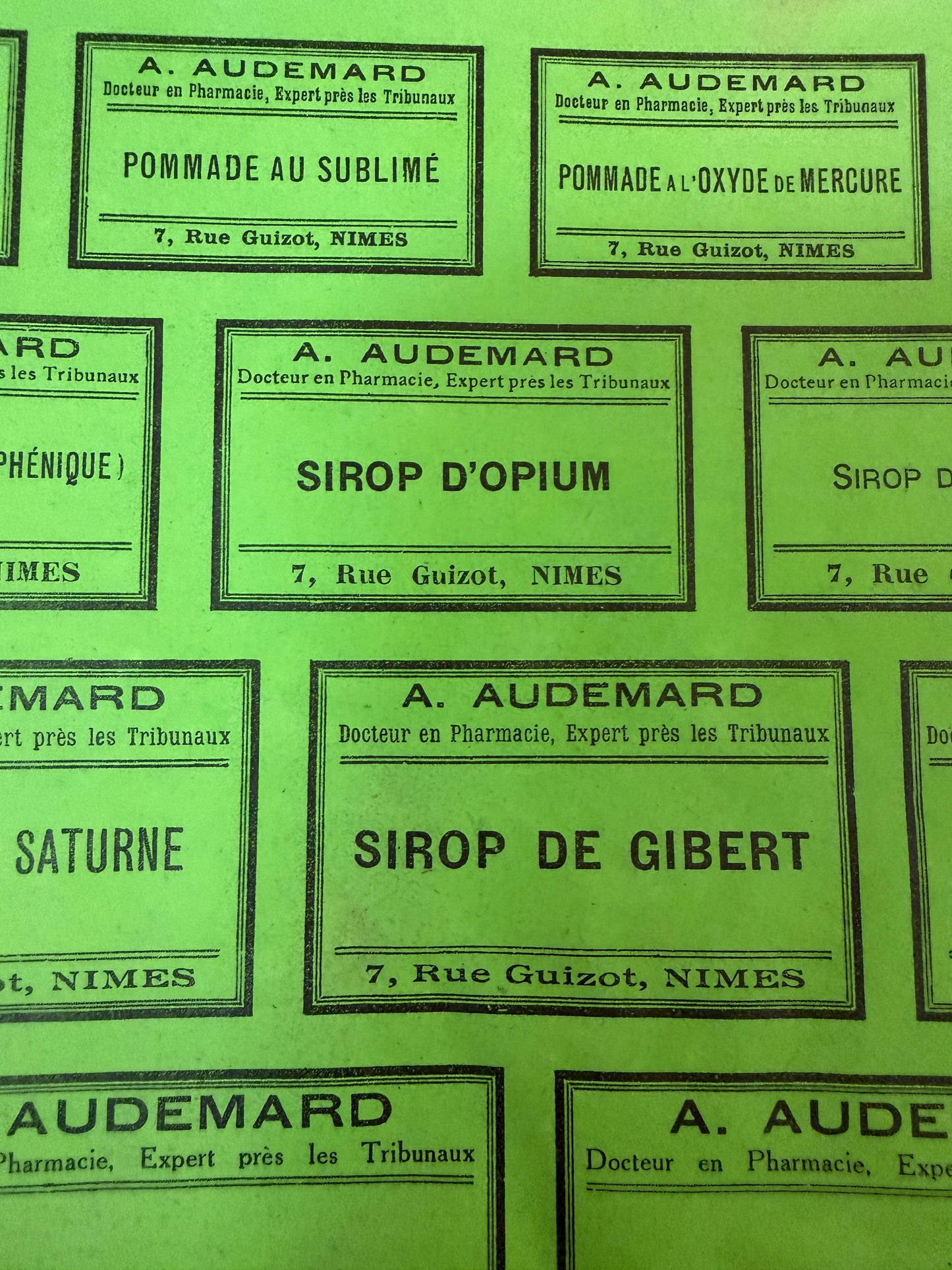 Antico catalogo per farmacisti, preparati galenici e medici; ca 1895-1915