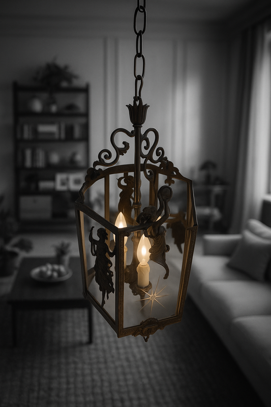 Grande lanterna con danzatrici