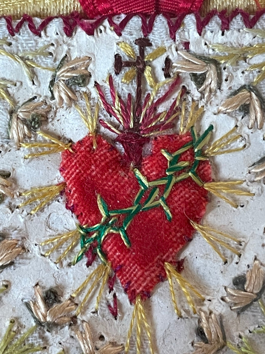 Antico scapolare primo novecento in Cornice dorata anni 40