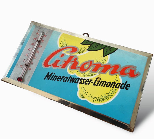 Lemonade Citroma Thermometer Sign