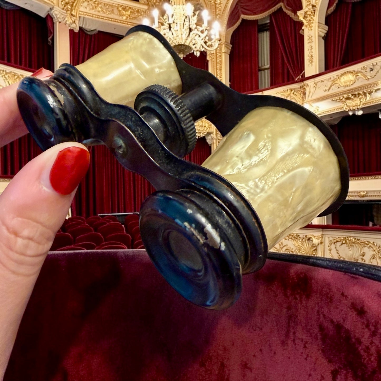 Binocolo da teatro opera glasses anni 10-20 belle époque