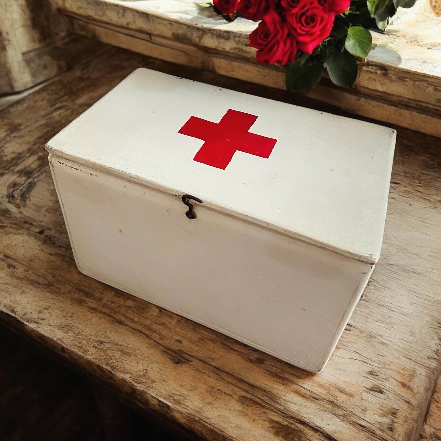 Old first aid medical box