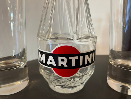 Set Martini anni 70 caraffa e bicchieri