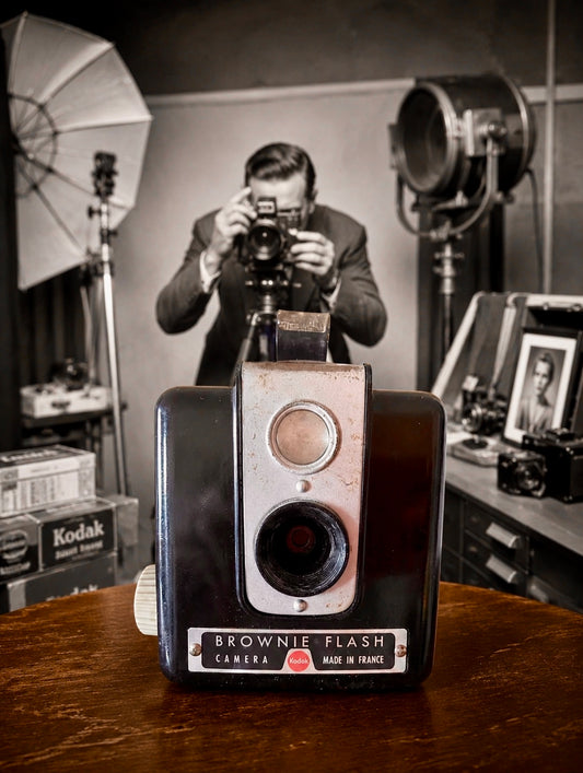 Camera Kodak Brownie Flash anni ‘50 - ‘60