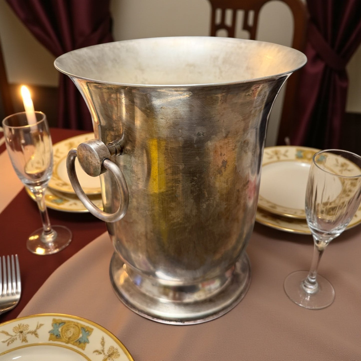 Secchiello da champagne della prestigiosa Société d’Orfèvrerie de Fontenay