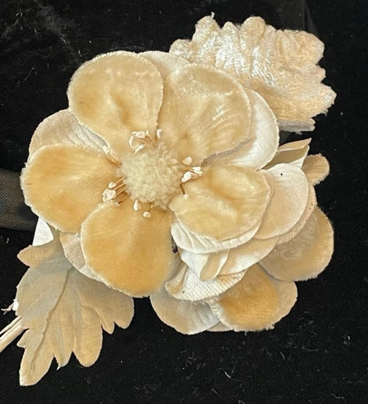 Elegante cappello anni 30 da cerimonia con cappelliera da viaggio originale