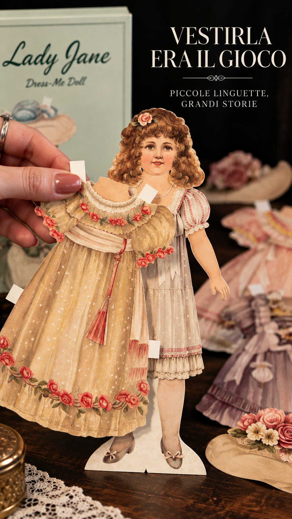 Lady Jane Dress Me Doll 1993 inglese con cofanetto