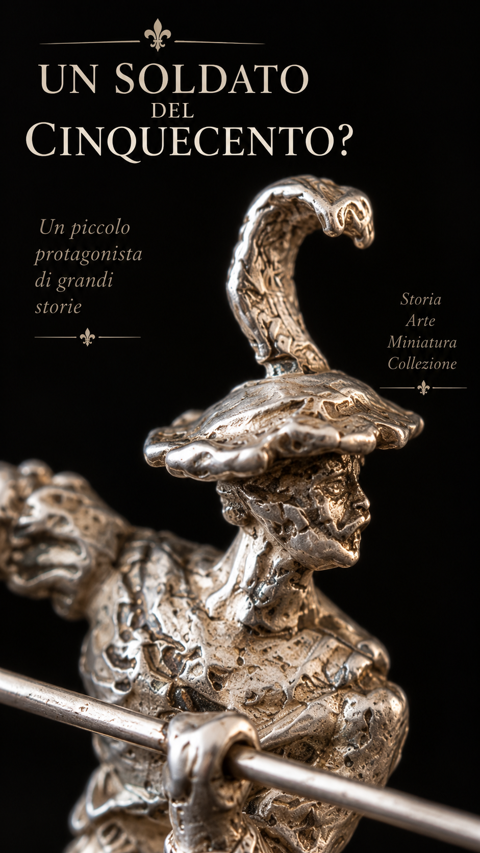 Soldatino d’argento in titolo 800 metà ‘900