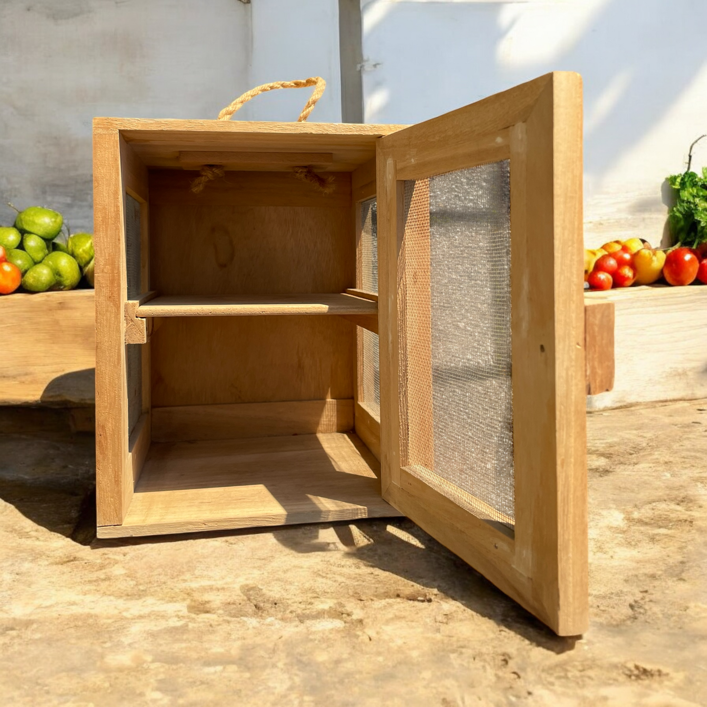 Cheese and jam display cabinet