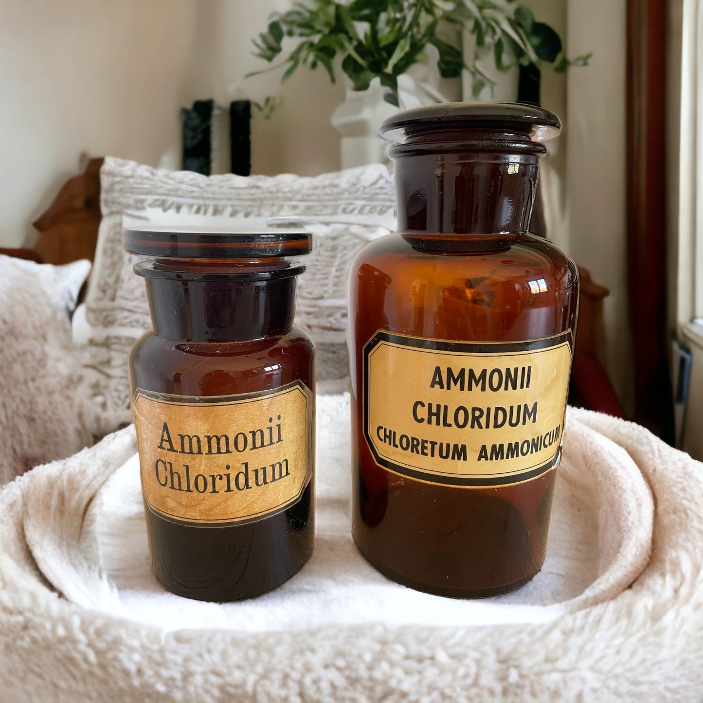 Pair of Ammonium Chloride vases