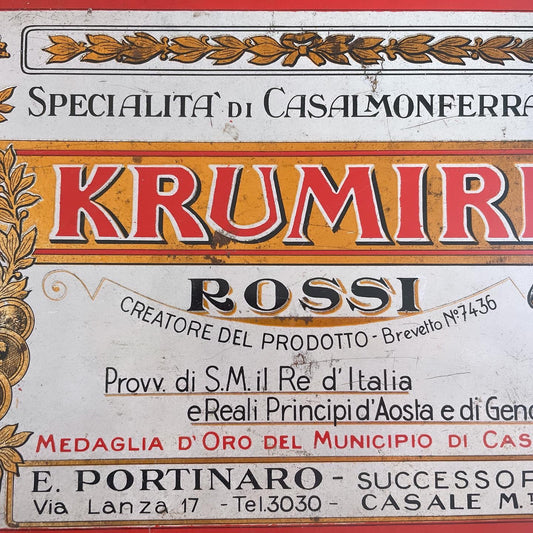 Old Krumiri Rossi tin