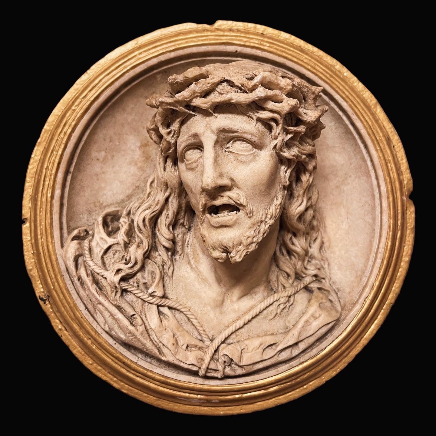 Ancient sacred relief Christ