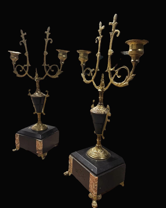 Napoleon III Candlesticks 1800