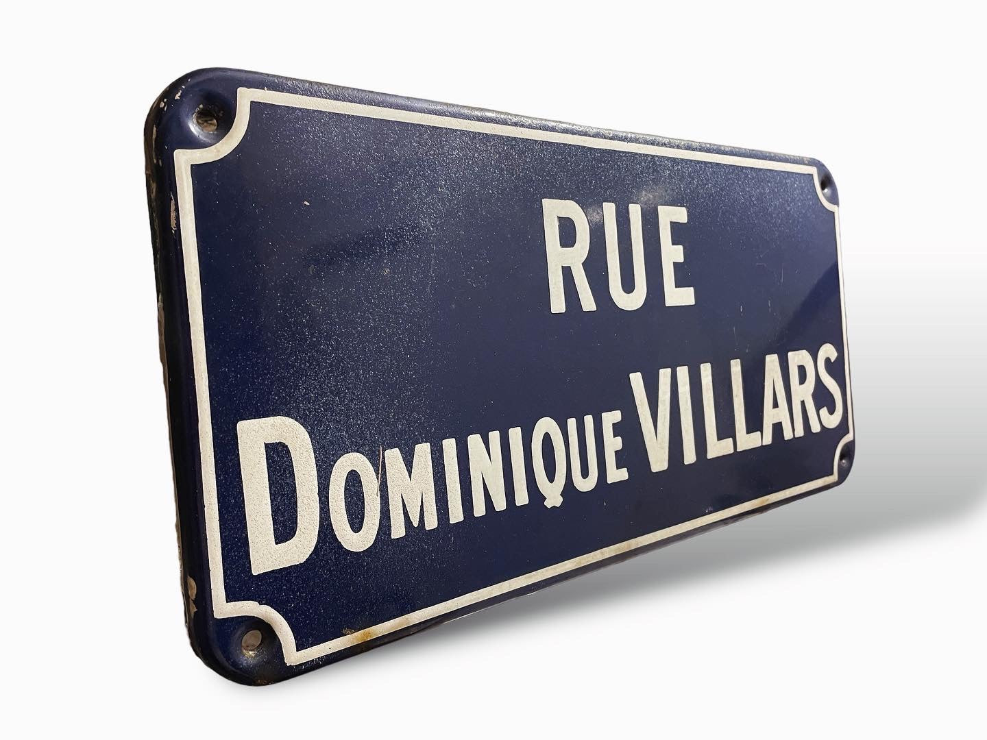 French street enamel sign