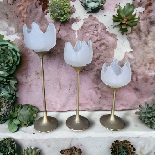 Tulip candelabra