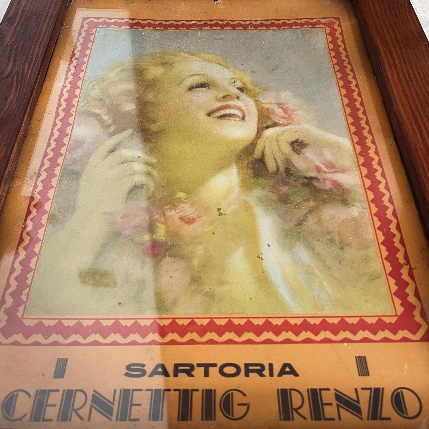 Quadro anni 40 Sartoria Cernettig