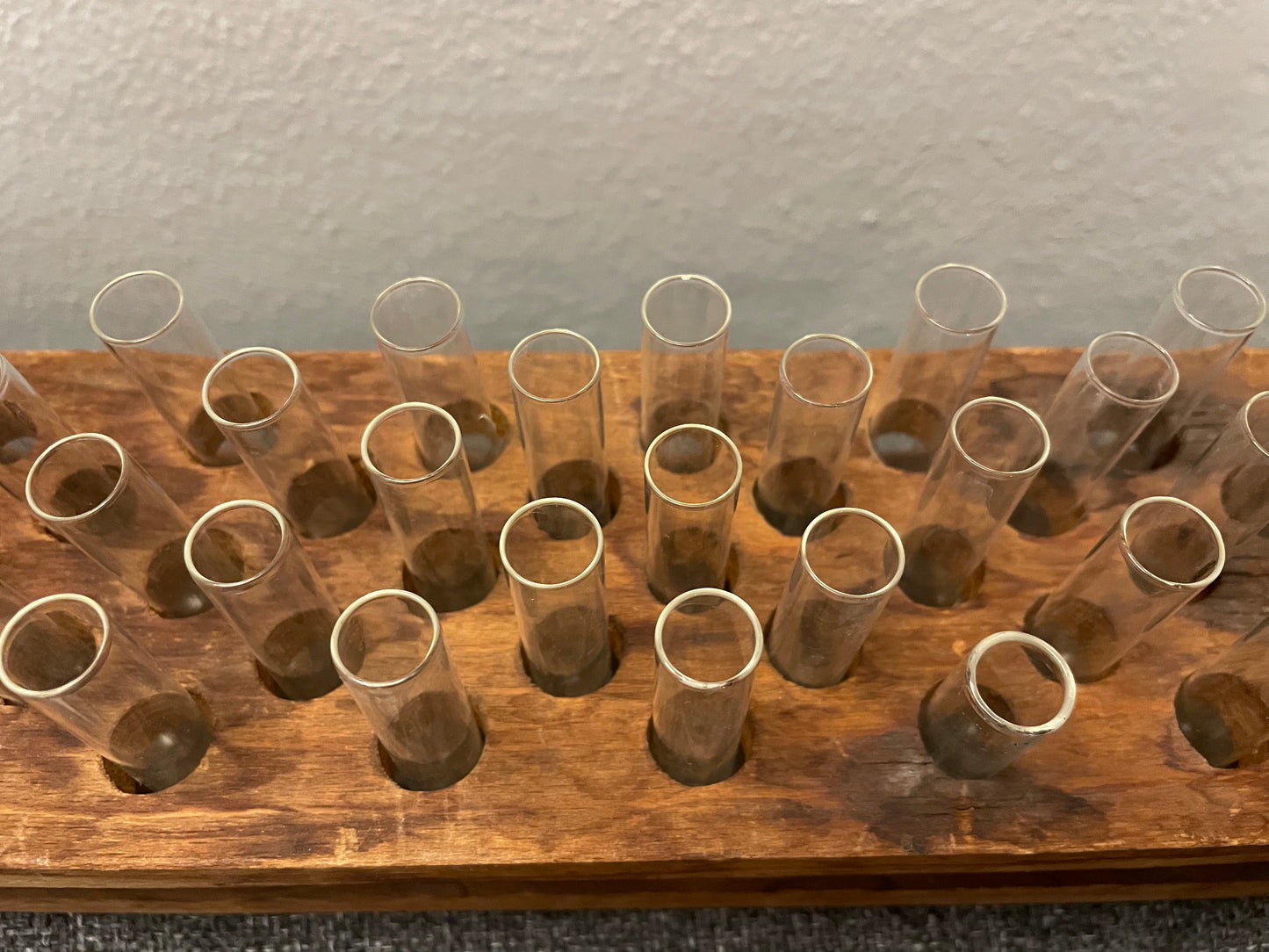 Antique laboratory test tube holder