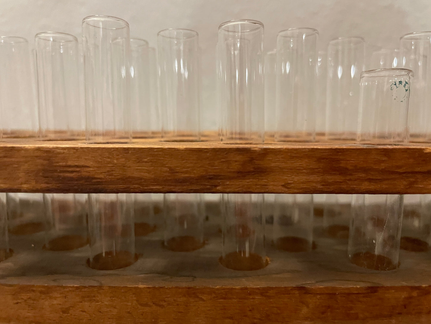 Antique laboratory test tube holder