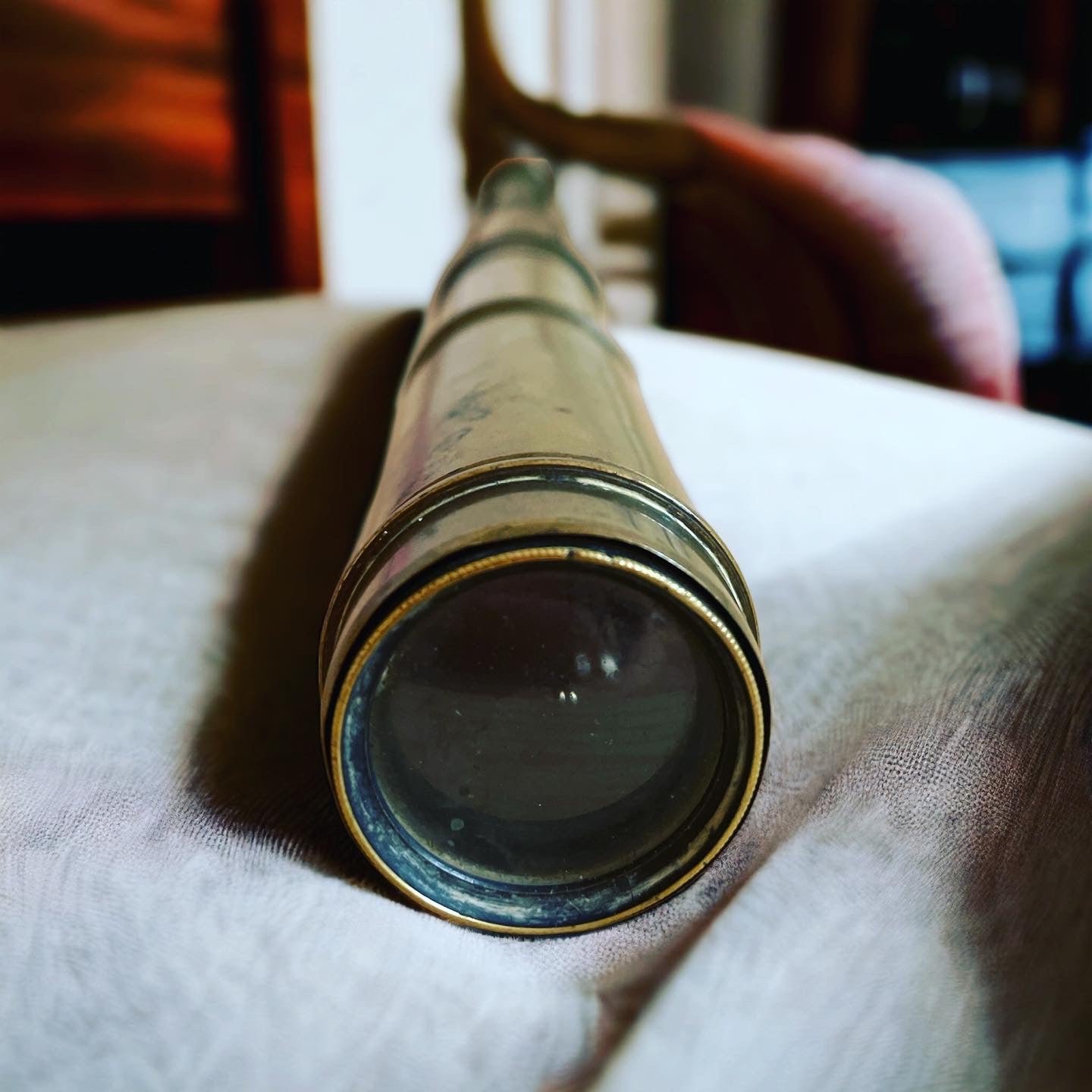 Brass telescope