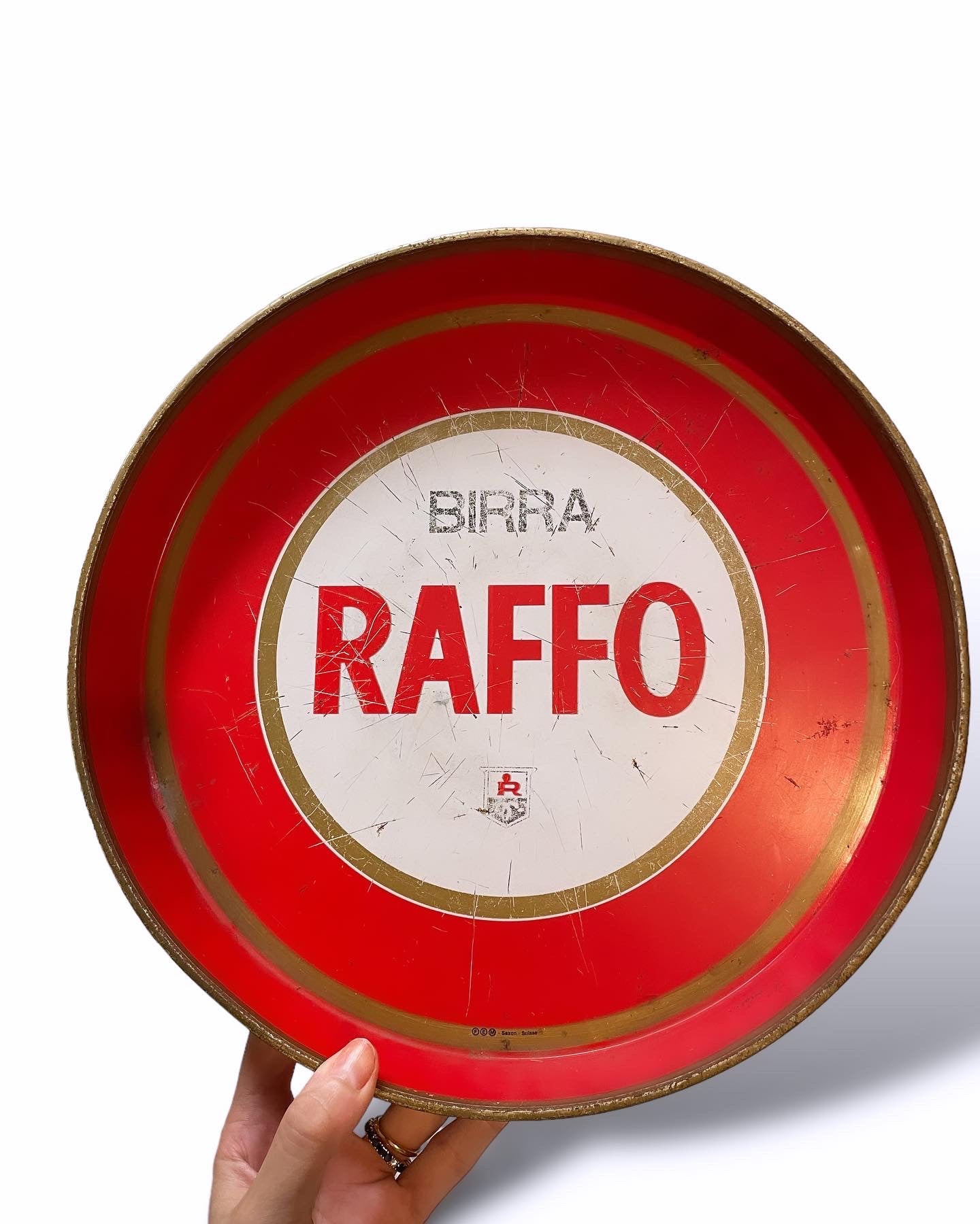 Raffo Beer Advertising Tray