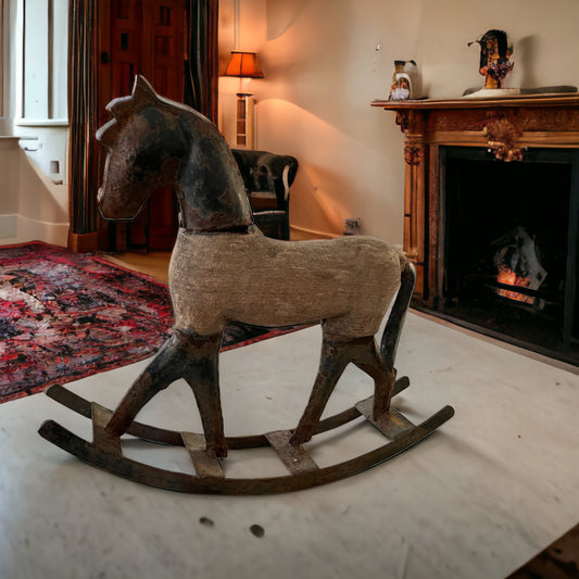 Antique rocking horse