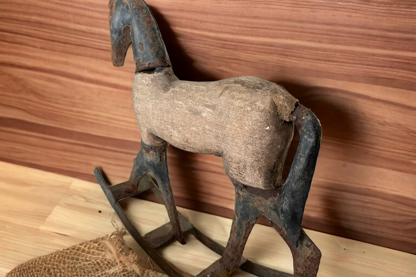 Antique rocking horse