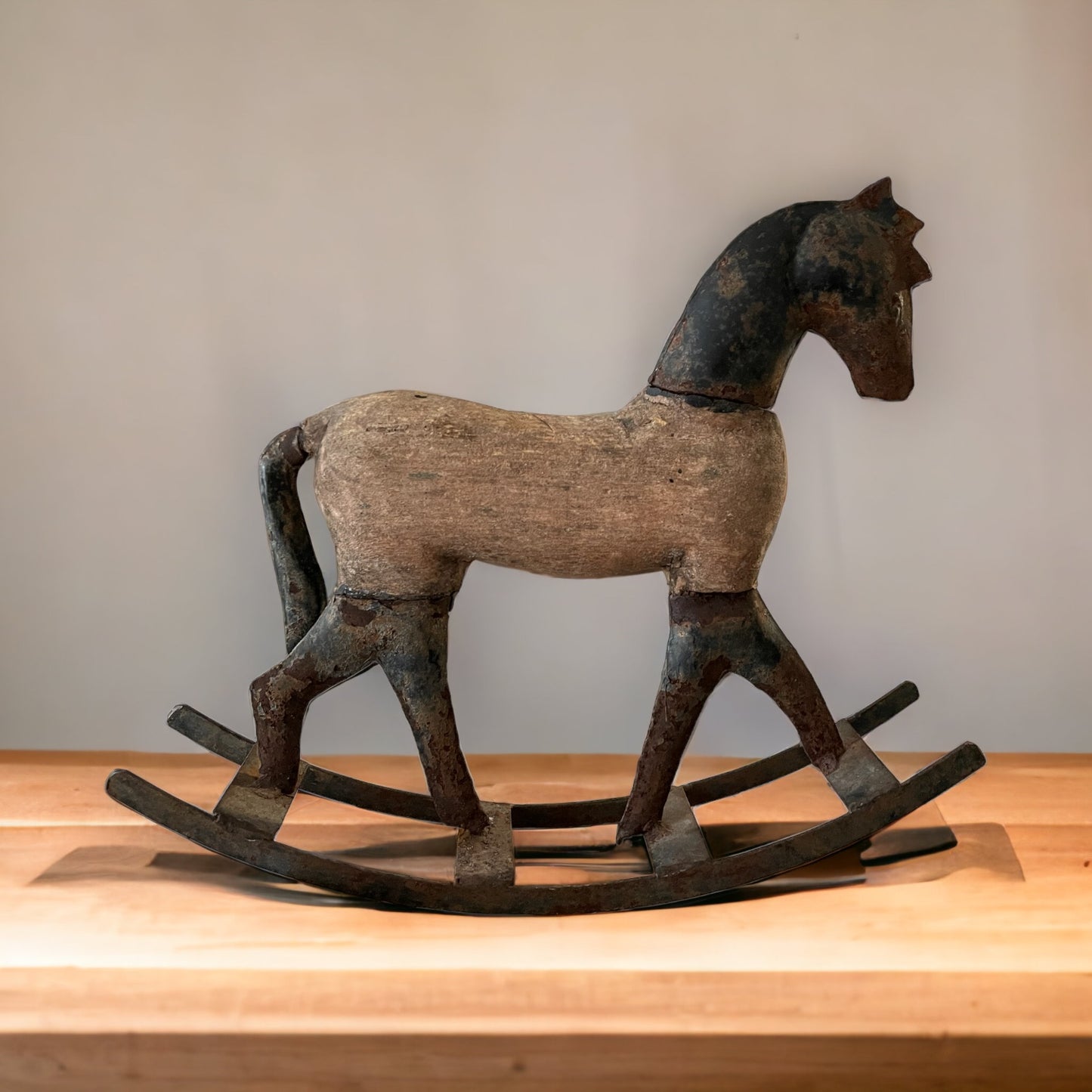 Antique rocking horse