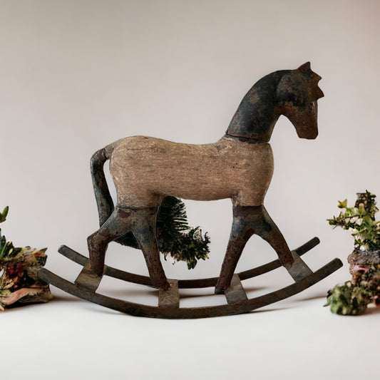 Antique rocking horse