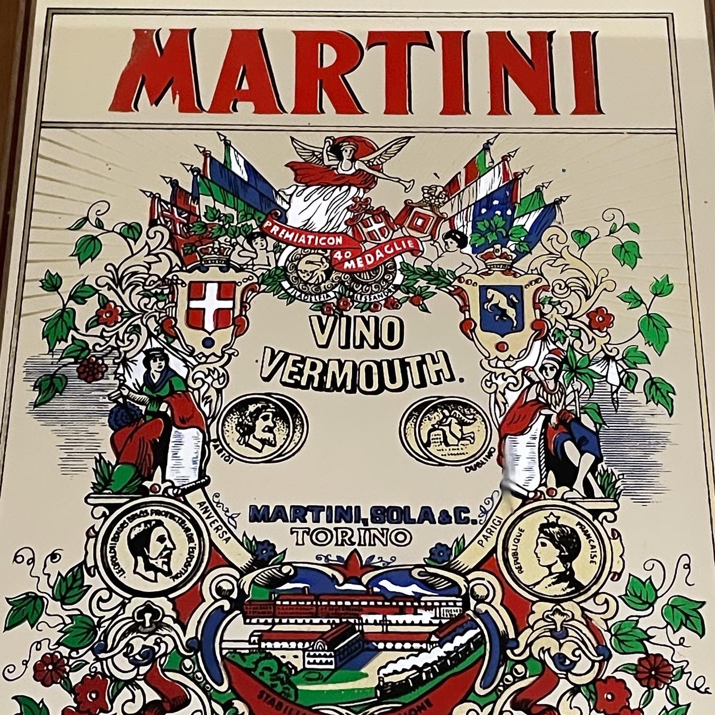 Martini Vermouth Mirror