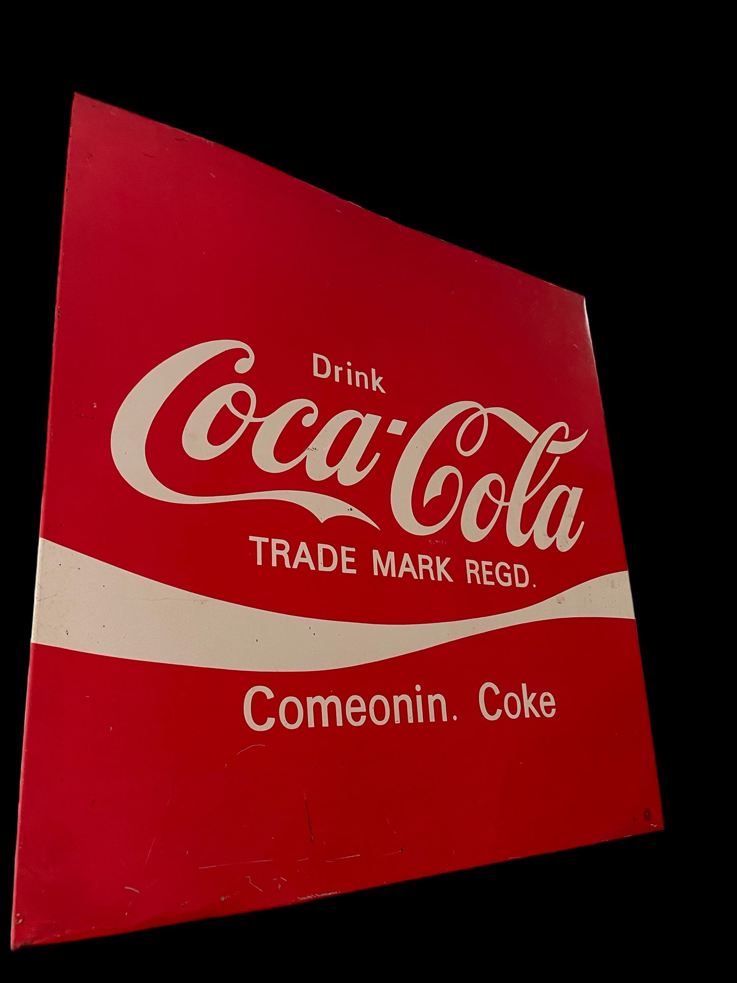 Insegna Coca Cola anni 70