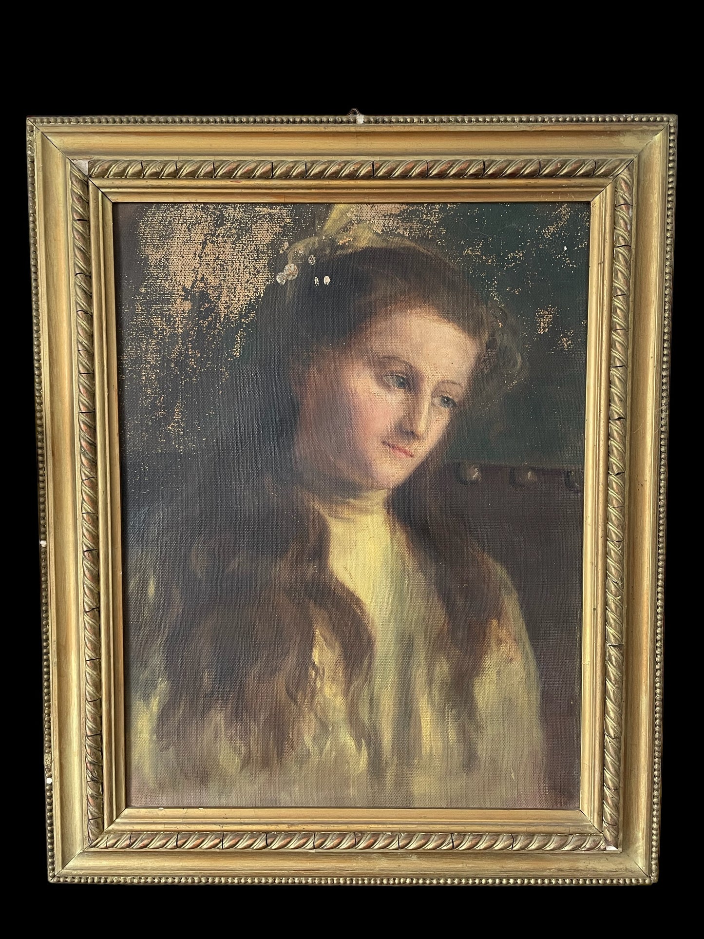 Oil portrait early 1900s