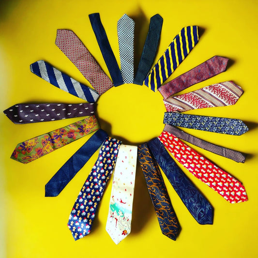 Pure silk ties