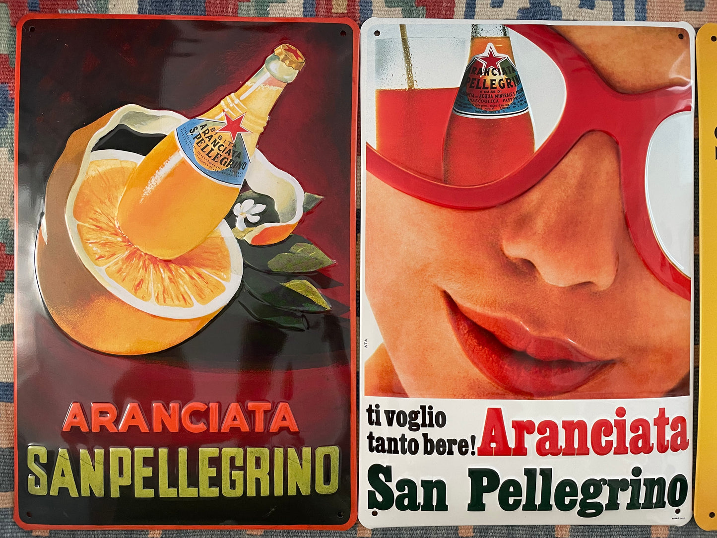 3 San Pellegrino signs