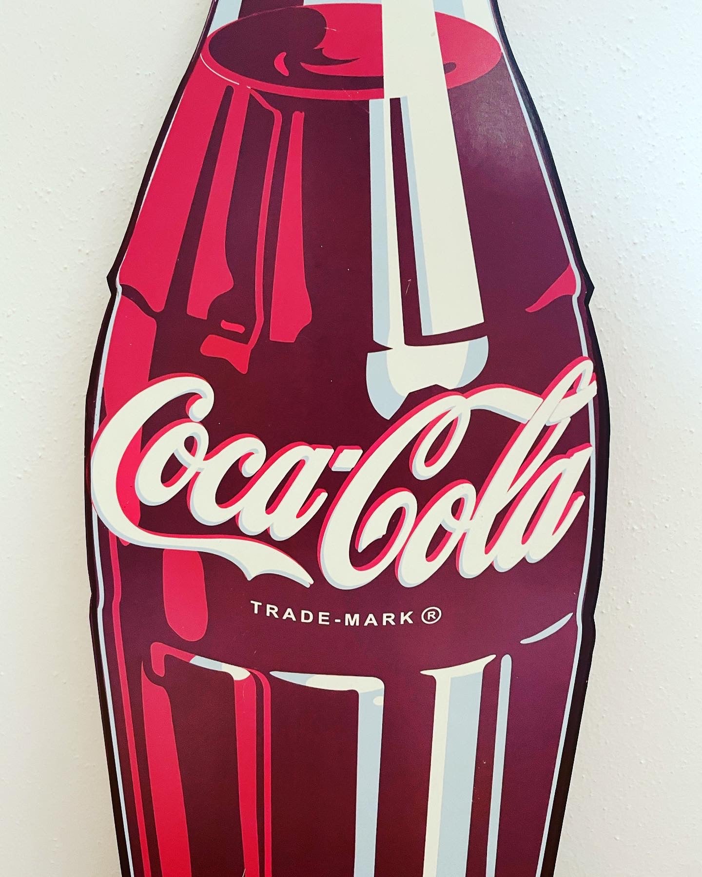 Large Coca Cola Bottle Sign