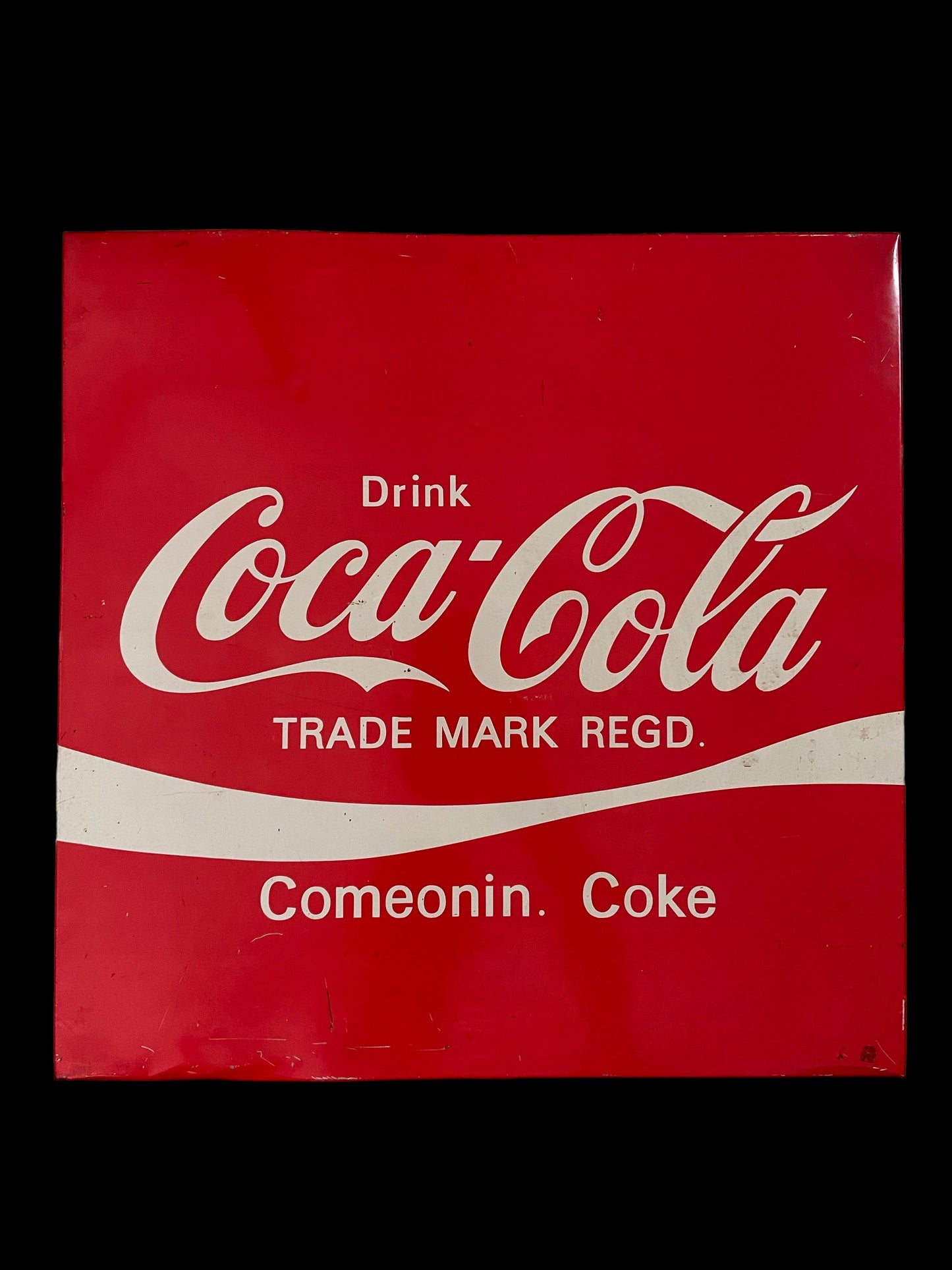 Insegna Coca Cola anni 70